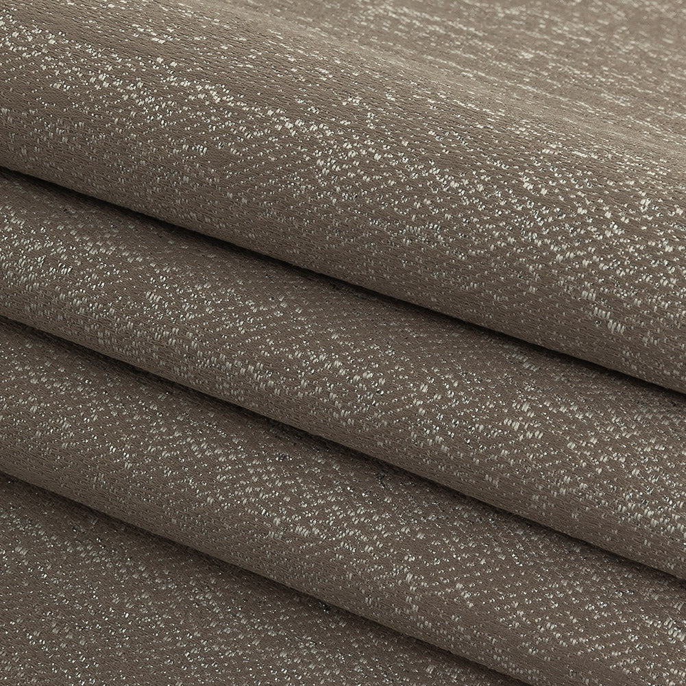 Metallic Drapery Woven - Fawn - British Imported Folded