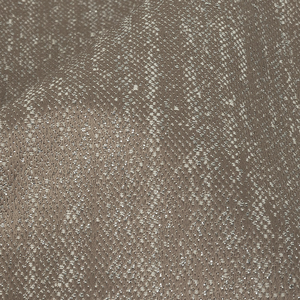 Metallic Drapery Woven - Fawn - British Imported Detail
