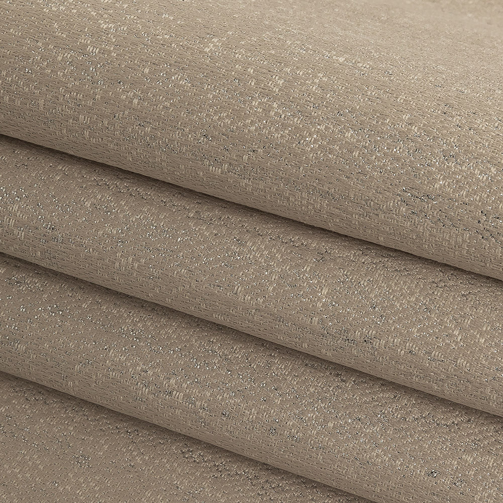 Metallic Drapery Woven - Linen - British Imported Folded