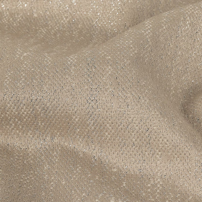 Metallic Drapery Woven - Linen - British Imported Detail
