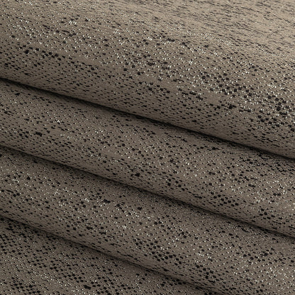 Metallic Drapery Woven - Pewter - British Imported Folded
