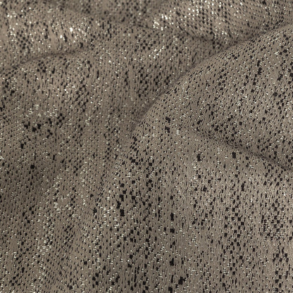 Metallic Drapery Woven - Pewter - British Imported Detail