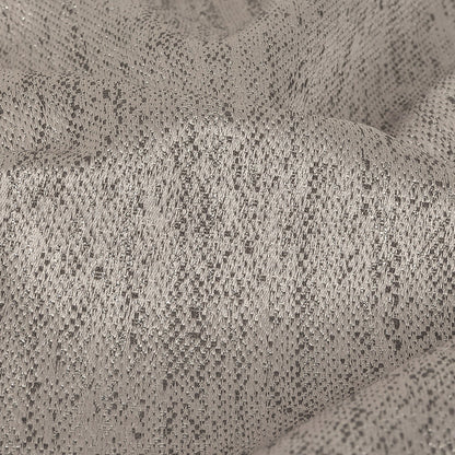 Metallic Drapery Woven - Silver - British Imported Detail