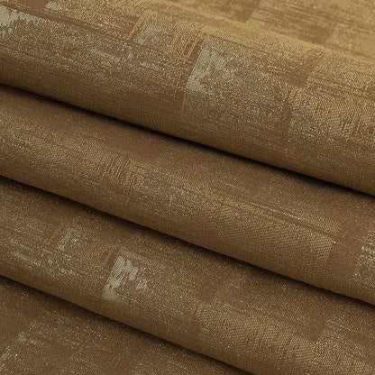 Metallic Drapery Woven - Gold Ikat - British Imported Folded