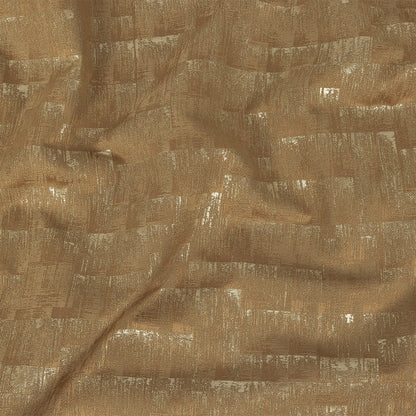Metallic Drapery Woven - Gold Ikat - British Imported