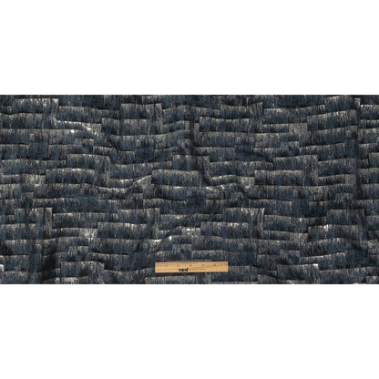 Metallic Drapery Woven - Ink Ikat - British Imported Full