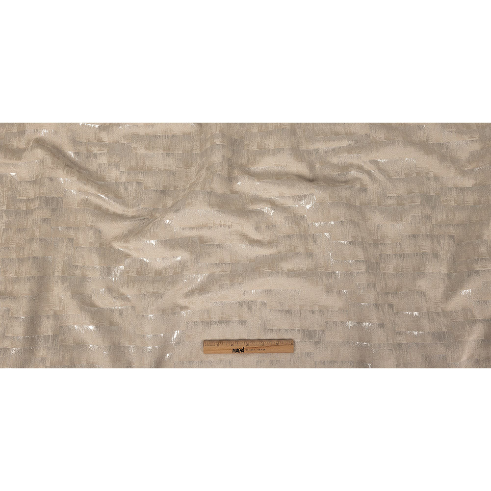 Metallic Drapery Woven - Linen Ikat - British Imported Full