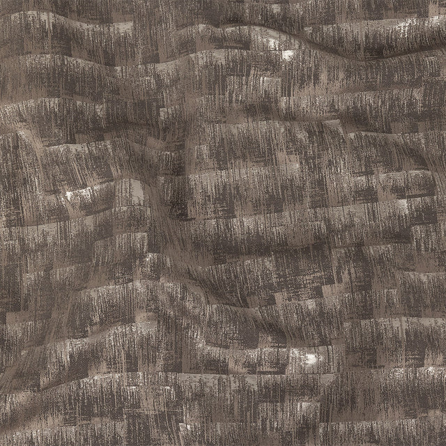 Metallic Drapery Woven - Pewter Ikat - British Imported