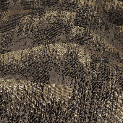 Metallic Drapery Woven - Slate Ikat - British Imported Detail