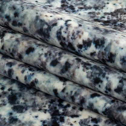 Polyester Knit Microvelvet - Alpine Speckled - British Imported Folded