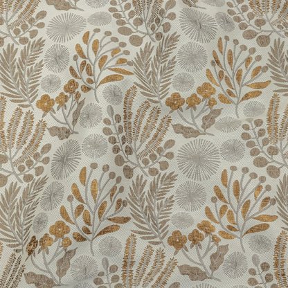 Drapery Jacquard - Gold Foliage - British Imported