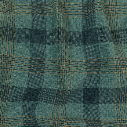Polyester Chenille - Spa Plaid - British Imported