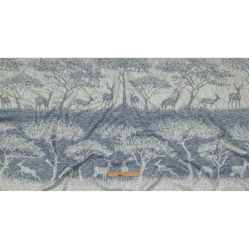 Drapery Jacquard Panel - Danube Antelope in the Wild - British Imported Full