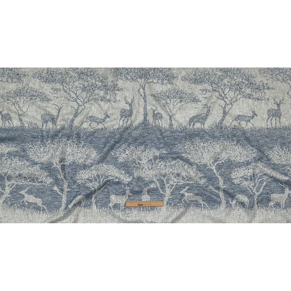 Drapery Jacquard Panel - Danube Antelope in the Wild - British Imported Full