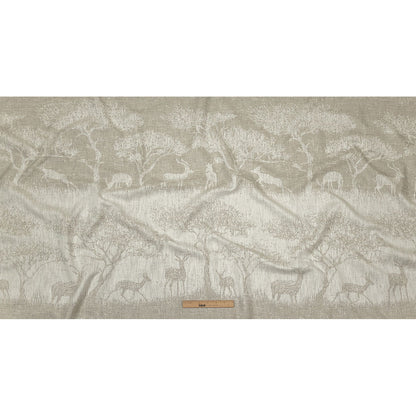 Drapery Jacquard Panel - Fawn Antelope in the Wild - British Imported Full