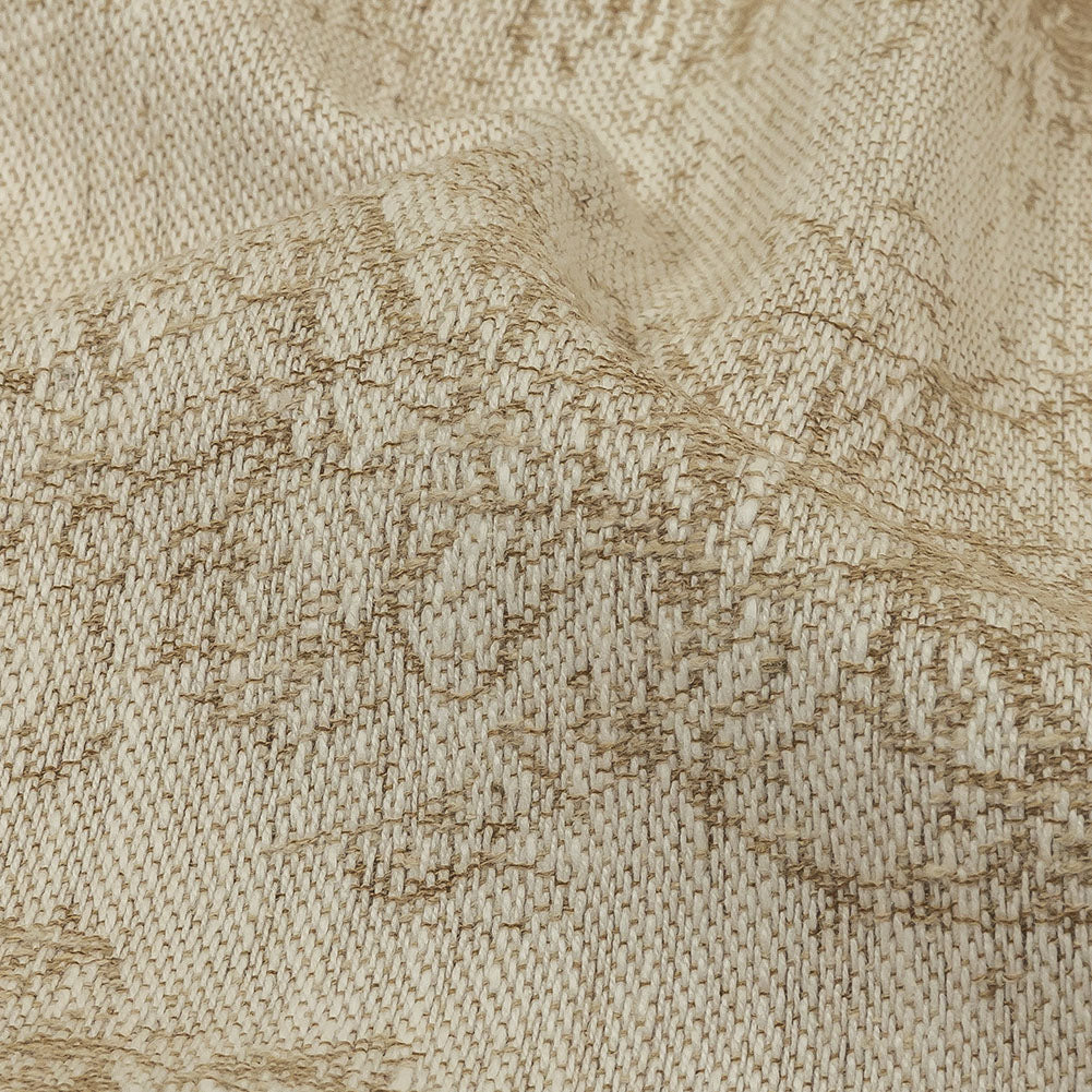 Drapery Jacquard Panel - Ochre Antelope in the Wild - British Imported Detail