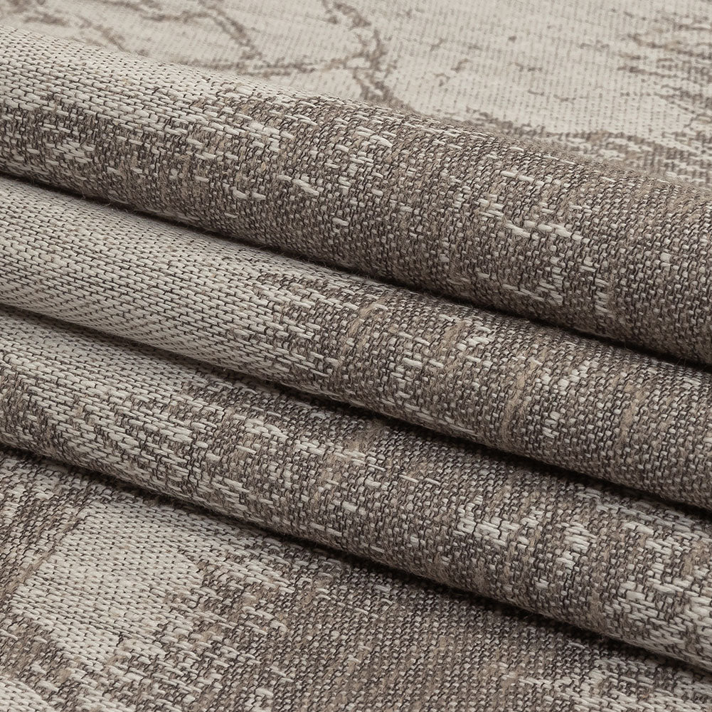 Drapery Jacquard Panel - Pebble Antelope in the Wild - British Imported Folded