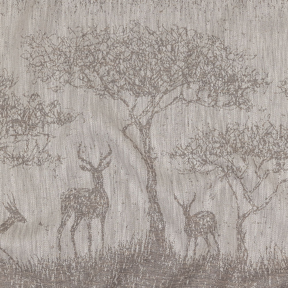 Drapery Jacquard Panel - Pebble Antelope in the Wild - British Imported