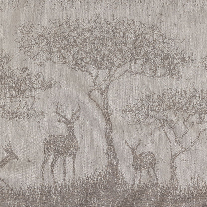 Drapery Jacquard Panel - Pebble Antelope in the Wild - British Imported