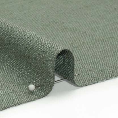 Linen, Viscose and Polyester Woven - Pale Fern - British Imported Detail