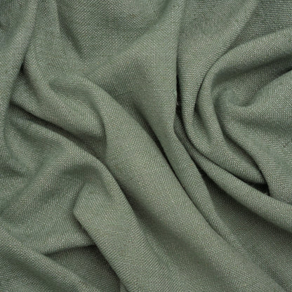 Linen, Viscose and Polyester Woven - Pale Fern - British Imported