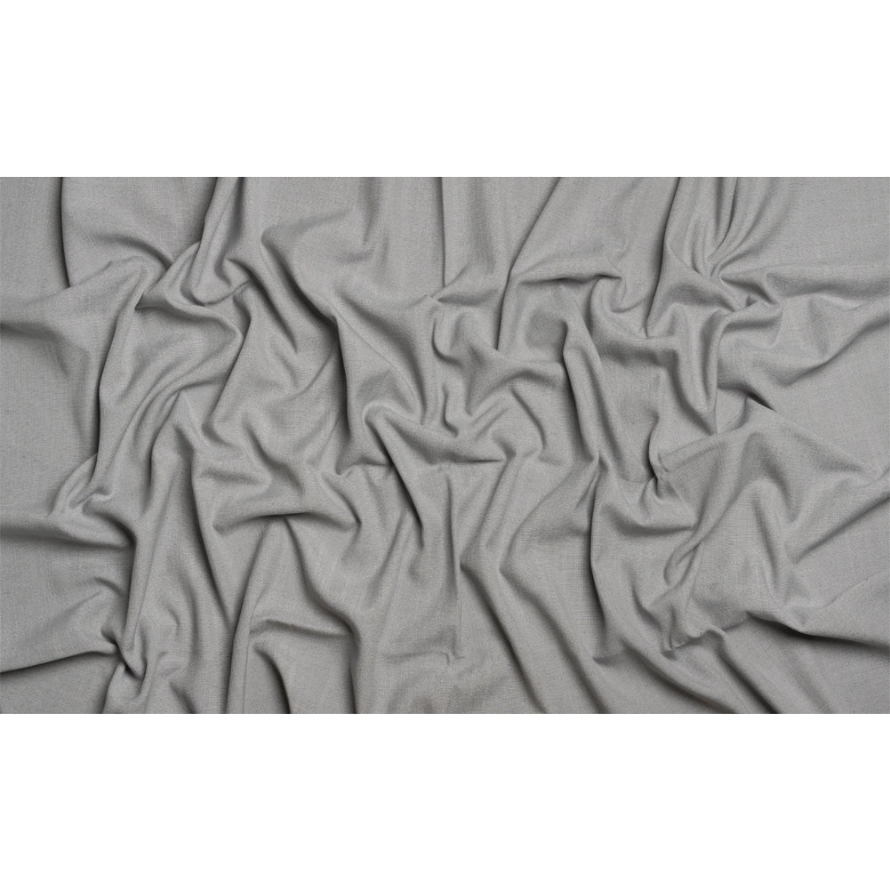 Linen, Viscose and Polyester Woven - Steel - British Imported Full