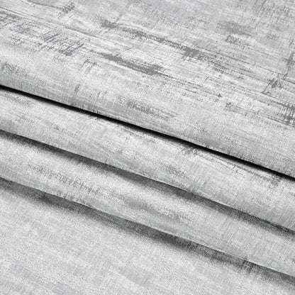 Drapery Jacquard - Dove Distressed Abstract - British Imported Folded
