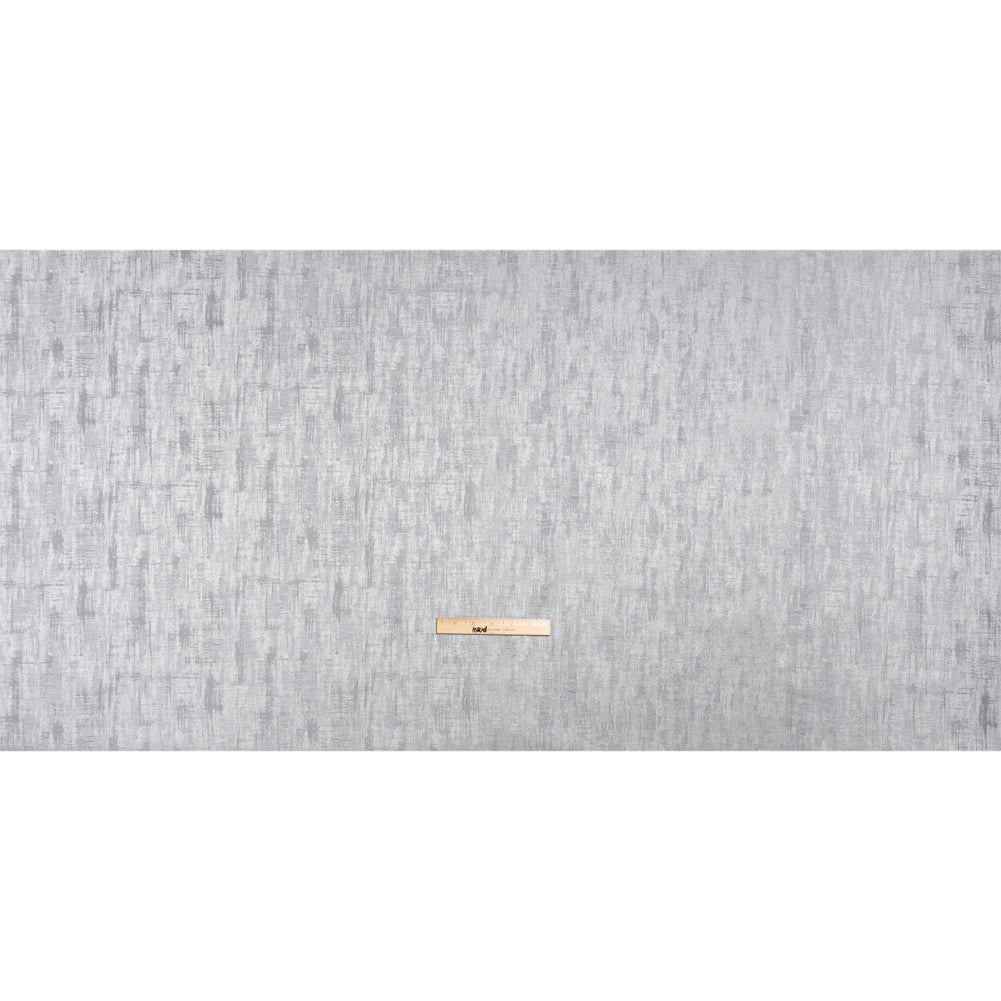Drapery Jacquard - Dove Distressed Abstract - British Imported Full