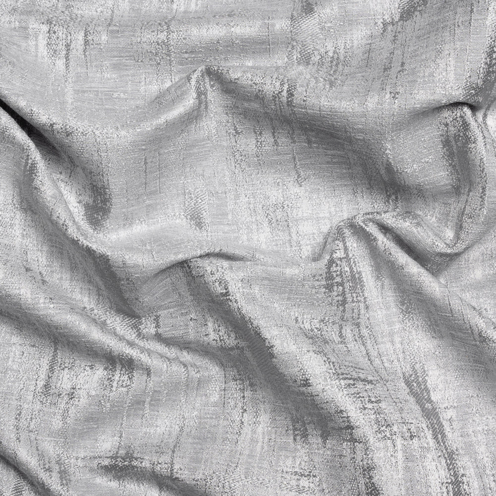 Drapery Jacquard - Dove Distressed Abstract - British Imported