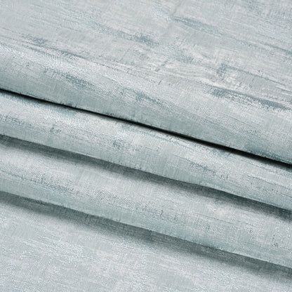 Drapery Jacquard - Duckegg Distressed Abstract - British Imported Folded