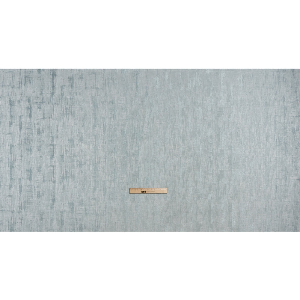 Drapery Jacquard - Duckegg Distressed Abstract - British Imported Full