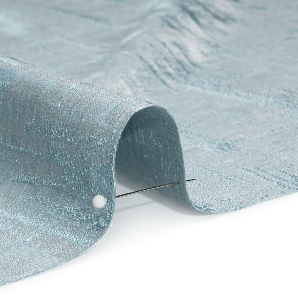 Drapery Jacquard - Mid Seaspray Distressed Abstract - British Imported Detail