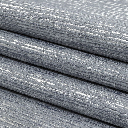 Recycled Polyester Jacquard - Mist Striated - British Imported Folded