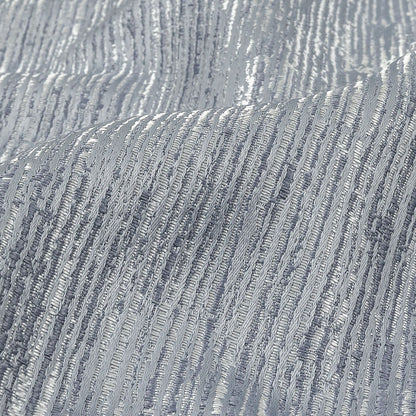 Recycled Polyester Jacquard - Mist Striated - British Imported Detail