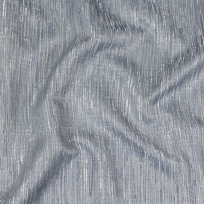 Recycled Polyester Jacquard - Mist Striated - British Imported