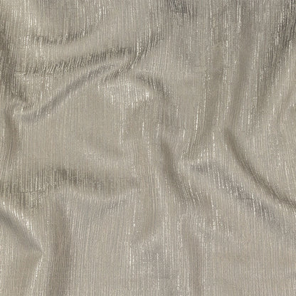 Recycled Polyester Jacquard - Platinum Striated - British Imported