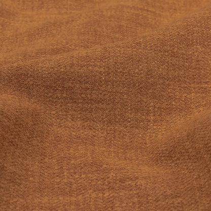 British Imported Heathered Copper Recycled Polyester Drapery Woven Detail