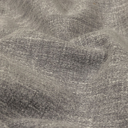 British Imported Heathered Graphite Recycled Polyester Drapery Woven Detail