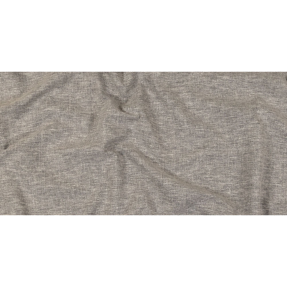 British Imported Heathered Graphite Recycled Polyester Drapery Woven Full