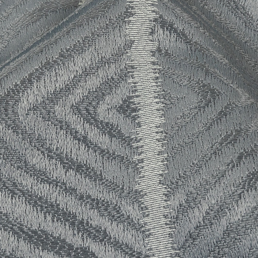 British Imported Mist Geometric Chevron Recycled Polyester Jacquard Detail