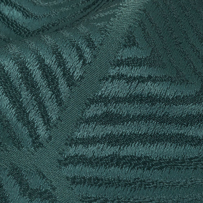 British Imported Peacock Geometric Chevron Recycled Polyester Jacquard Detail