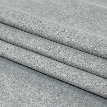 Micro Polyester Chenille - Cloud - British Imported Folded