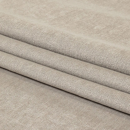 Micro Polyester Chenille - Dove - British Imported Folded