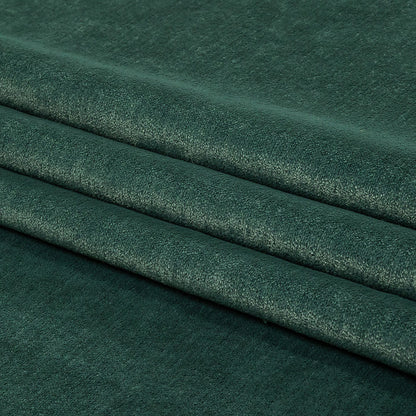 Micro Polyester Chenille - Emerald - British Imported Folded