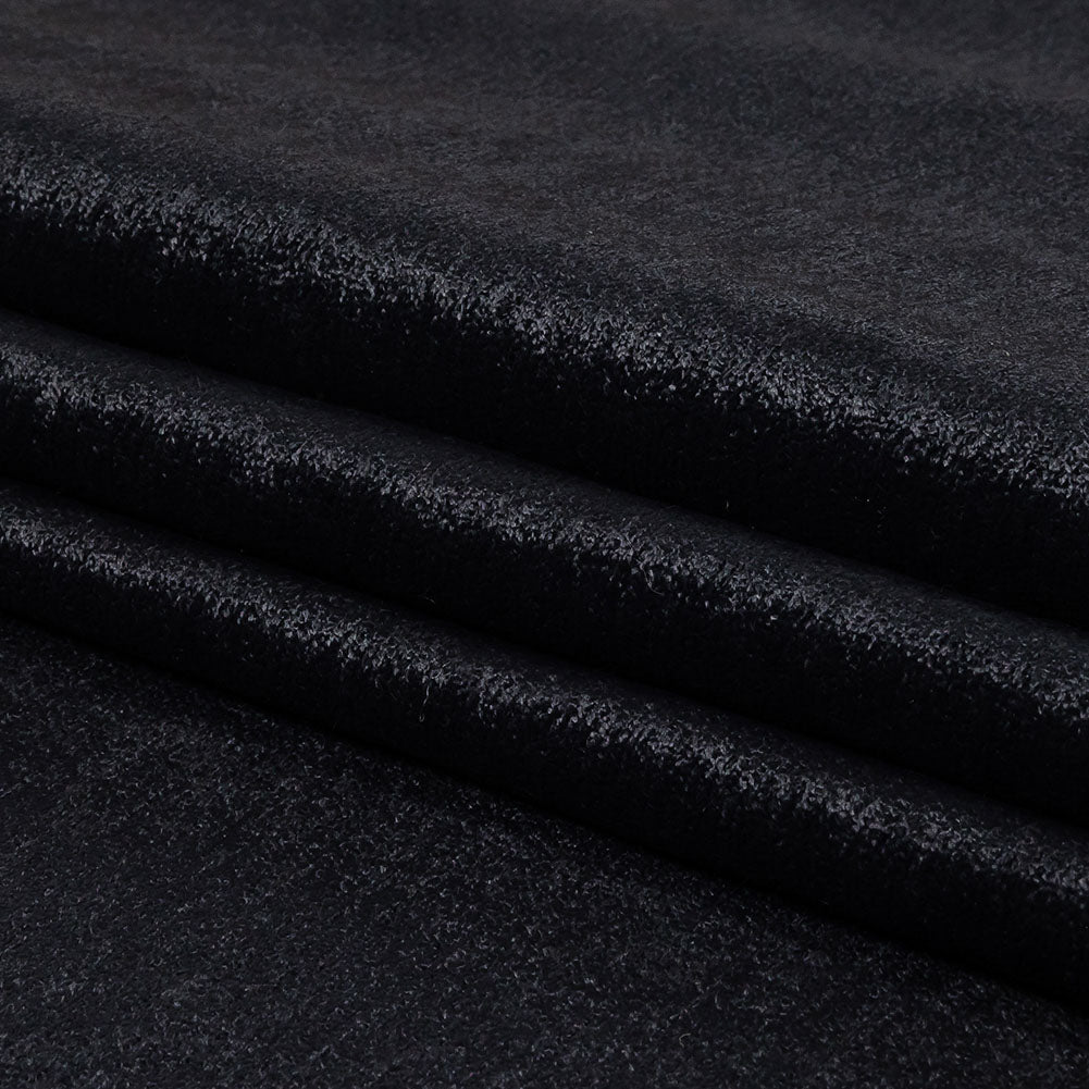 Micro Polyester Chenille - Ink - British Imported Folded