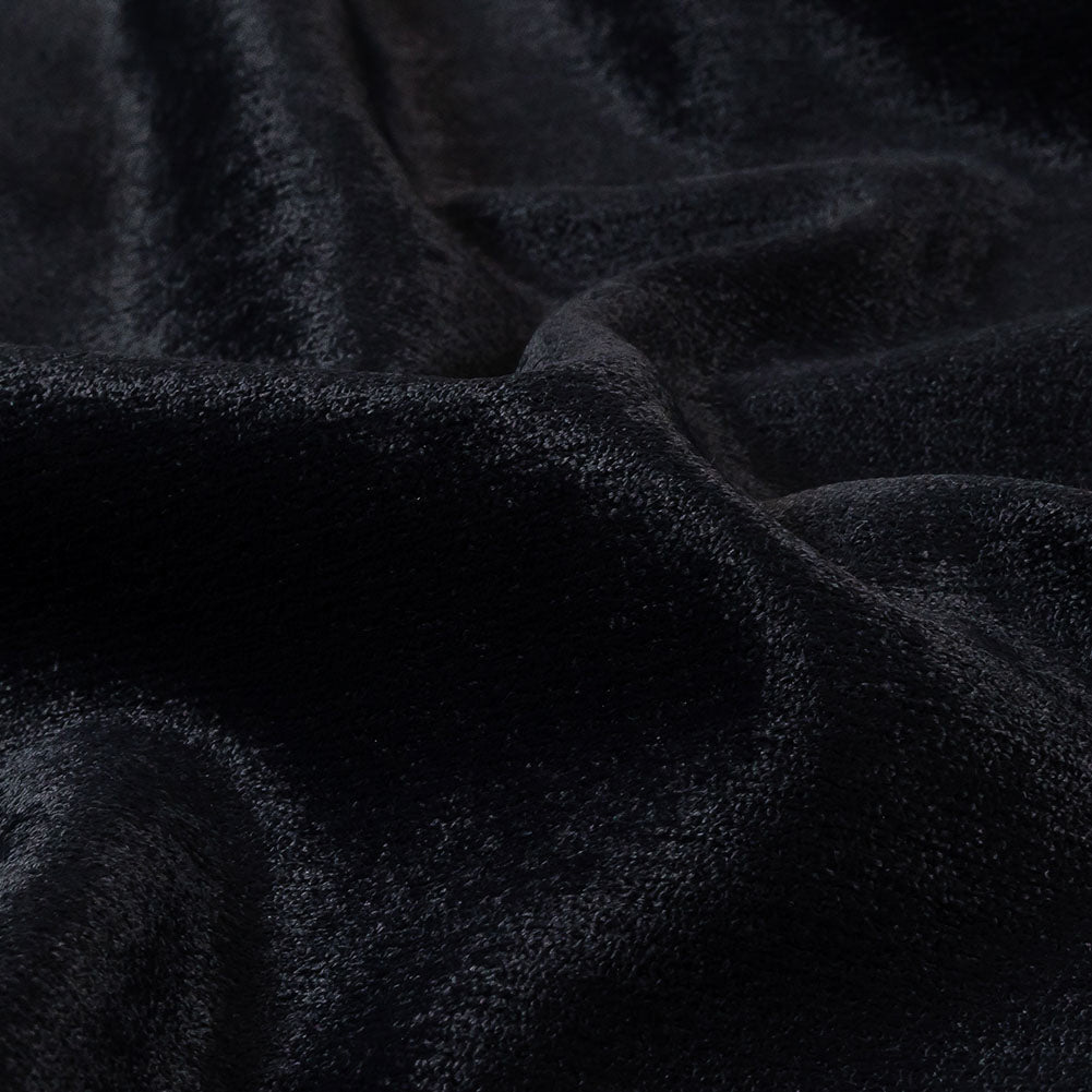 Micro Polyester Chenille - Ink - British Imported Detail