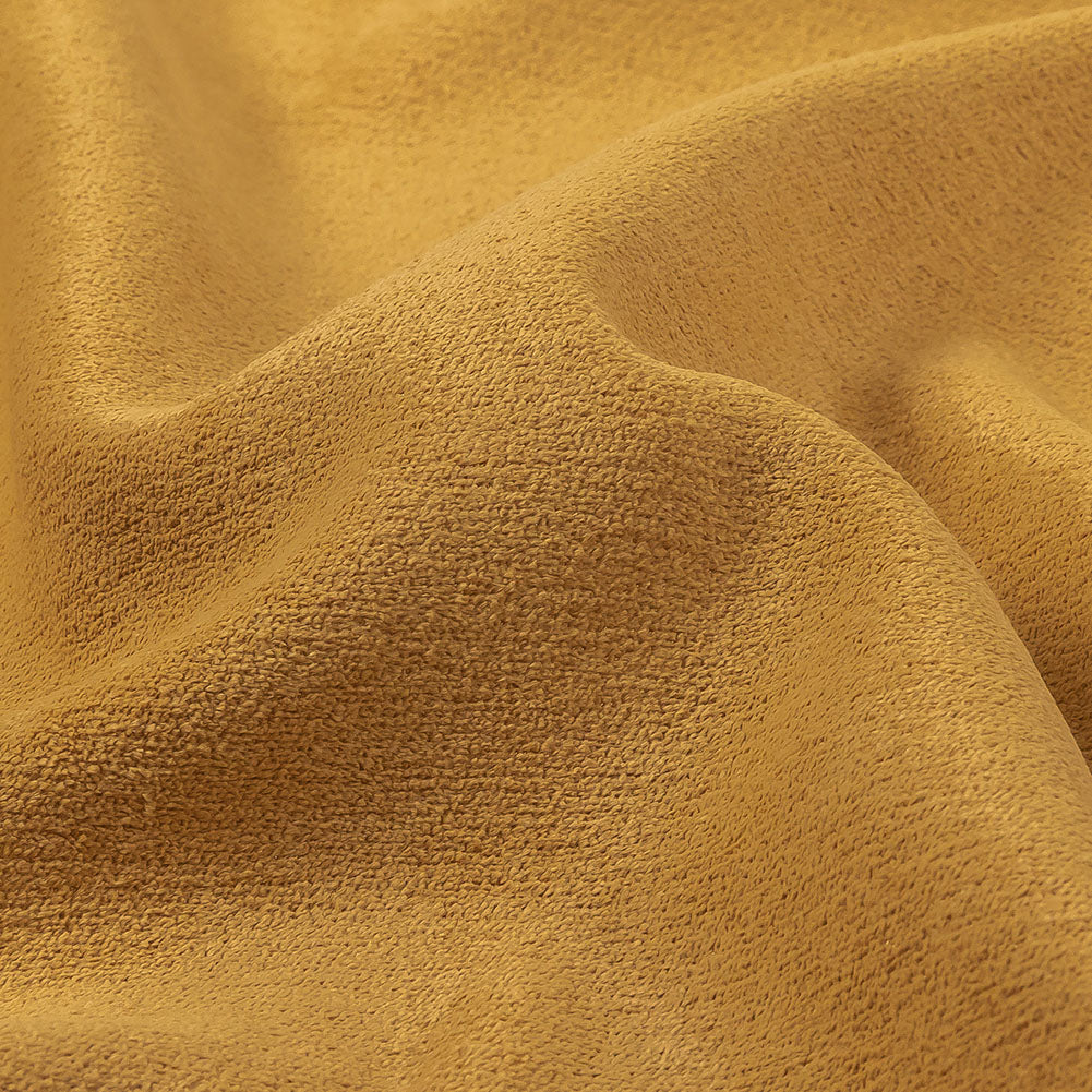 Micro Polyester Chenille - Mustard - British Imported Detail