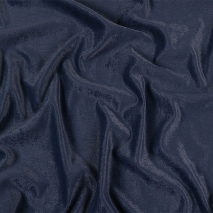 Micro Polyester Chenille - Navy - British Imported