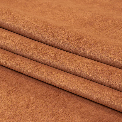 Micro Polyester Chenille - Papaya - British Imported Folded