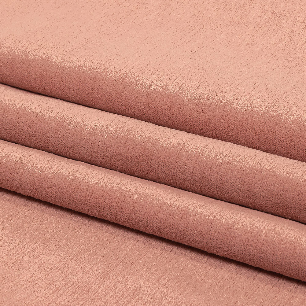 Micro Polyester Chenille - Rose - British Imported Folded